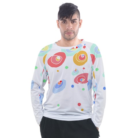 Flowers Art T- Shirtflowers T- Shirt (3) Men s Long Sleeve Raglan Tee by maxcute