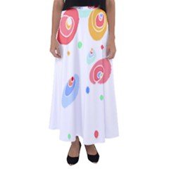 Flowers Art T- Shirtflowers T- Shirt (3) Flared Maxi Skirt by maxcute