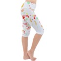 Flowers Art T- Shirtflowers T- Shirt (6) Lightweight Velour Cropped Yoga Leggings View3