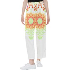 Flowers Art T- Shirtflowers T- Shirt (7) Women s Pants  by maxcute