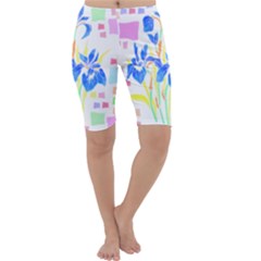 Flowers Art T- Shirtflowers T- Shirt (8) Cropped Leggings  by maxcute