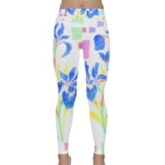 Flowers Art T- Shirtflowers T- Shirt (8) Classic Yoga Leggings by maxcute