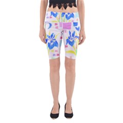 Flowers Art T- Shirtflowers T- Shirt (8) Yoga Cropped Leggings by maxcute