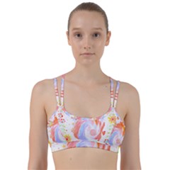 Flowers Blooming T- Shirt Coming Through  T- Shirt Line Them Up Sports Bra by maxcute