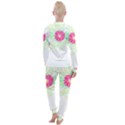 Flowers Illustration T- Shirtflowers T- Shirt (1) Women s Lounge Set View2