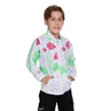 Flowers Illustration T- Shirtflowers T- Shirt (3) Kids  Windbreaker View1