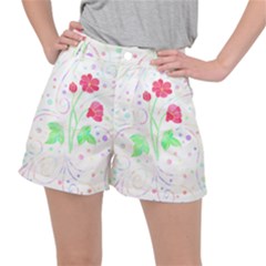 Flowers Illustration T- Shirtflowers T- Shirt (3) Ripstop Shorts by maxcute