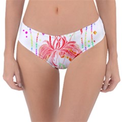 Flowers Illustration T- Shirtflowers T- Shirt (4) Reversible Classic Bikini Bottoms by maxcute