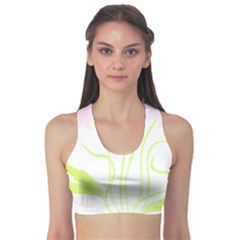 Flowers Illustration T- Shirtflowers T- Shirt (5) Sports Bra by maxcute