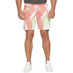 Flowers Illustration T- Shirtflowers T- Shirt (6) Men s Runner Shorts by maxcute