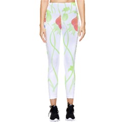 Flowers Illustration T- Shirtflowers T- Shirt (7) Pocket Leggings  by maxcute