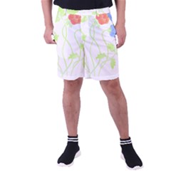 Flowers Illustration T- Shirtflowers T- Shirt (7) Men s Pocket Shorts by maxcute