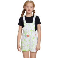 Flowers Illustration T- Shirtflowers T- Shirt (7) Kids  Short Overalls by maxcute