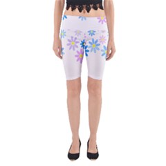 Flowers Illustration T- Shirtflowers T- Shirt (9) Yoga Cropped Leggings by maxcute