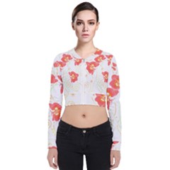 Flowers Illustration T- Shirtflowers T- Shirt Long Sleeve Zip Up Bomber Jacket by maxcute