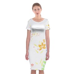 Flowers Lover T- Shirtflowers T- Shirt (1) Classic Short Sleeve Midi Dress by maxcute