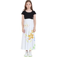 Flowers Lover T- Shirtflowers T- Shirt (1) Kids  Flared Maxi Skirt by maxcute