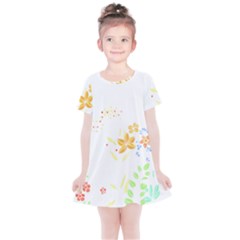 Flowers Lover T- Shirtflowers T- Shirt (1) Kids  Simple Cotton Dress by maxcute