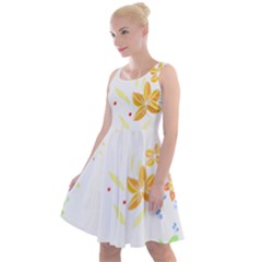 Flowers Lover T- Shirtflowers T- Shirt (1) Knee Length Skater Dress by maxcute