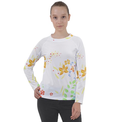 Flowers Lover T- Shirtflowers T- Shirt (1) Women s Long Sleeve Raglan Tee by maxcute