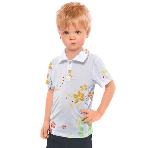 Flowers Lover T- Shirtflowers T- Shirt (1) Kids  Polo Tee by maxcute