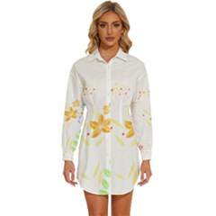 Flowers Lover T- Shirtflowers T- Shirt (1) Womens Long Sleeve Shirt Dress