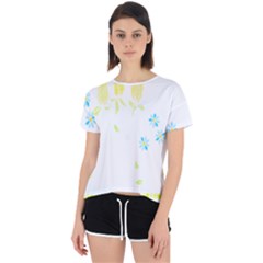 Flowers Lover T- Shirtflowers T- Shirt (10) Open Back Sport Tee by maxcute