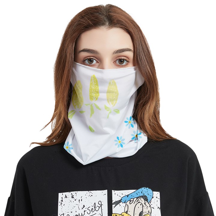 Flowers Lover T- Shirtflowers T- Shirt (10) Face Covering Bandana (Two Sides)