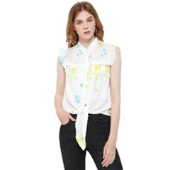 Flowers Lover T- Shirtflowers T- Shirt (10) Frill Detail Shirt by maxcute