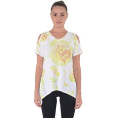 Flowers Lover T- Shirtflowers T- Shirt (11) Cut Out Side Drop Tee by maxcute