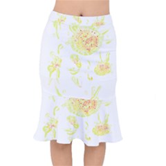 Flowers Lover T- Shirtflowers T- Shirt (11) Short Mermaid Skirt by maxcute