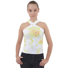 Flowers Lover T- Shirtflowers T- Shirt (11) Cross Neck Velour Top by maxcute