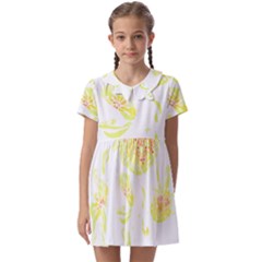 Flowers Lover T- Shirtflowers T- Shirt (11) Kids  Asymmetric Collar Dress by maxcute