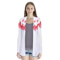 Flowers Lover T- Shirtflowers T- Shirt (2) Drape Collar Cardigan by maxcute