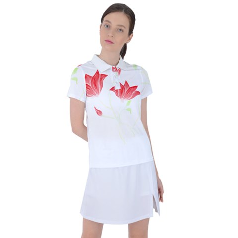 Flowers Lover T- Shirtflowers T- Shirt (2) Women s Polo Tee by maxcute