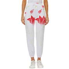 Flowers Lover T- Shirtflowers T- Shirt (2) Cropped Drawstring Pants by maxcute