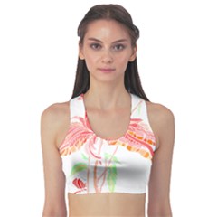 Flowers Lover T- Shirtflowers T- Shirt (3) Sports Bra by maxcute