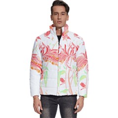 Flowers Lover T- Shirtflowers T- Shirt (3) Men s Puffer Bubble Jacket Coat by maxcute