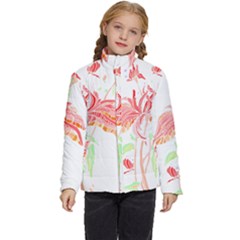 Flowers Lover T- Shirtflowers T- Shirt (3) Kids  Puffer Bubble Jacket Coat by maxcute