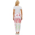 Flowers Lover T- Shirtflowers T- Shirt (3) Cropped Drawstring Pants View4