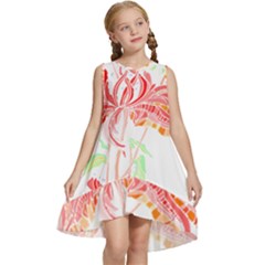 Flowers Lover T- Shirtflowers T- Shirt (3) Kids  Frill Swing Dress by maxcute