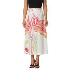 Flowers Lover T- Shirtflowers T- Shirt (3) Classic Midi Chiffon Skirt