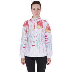 Flowers Lover T- Shirtflowers T- Shirt (4) Women s High Neck Windbreaker by maxcute