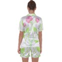 Flowers Lover T- Shirtflowers T- Shirt (6) Satin Short Sleeve Pajamas Set View2