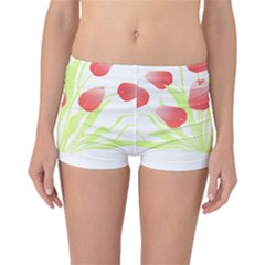 Flowers Lover T- Shirtflowers T- Shirt (7) Boyleg Bikini Bottoms by maxcute