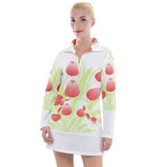 Flowers Lover T- Shirtflowers T- Shirt (7) Women s Long Sleeve Casual Dress by maxcute