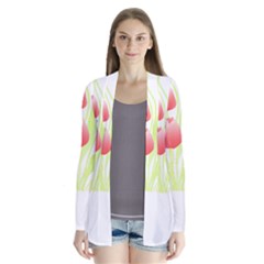 Flowers Lover T- Shirtflowers T- Shirt (7) Drape Collar Cardigan by maxcute