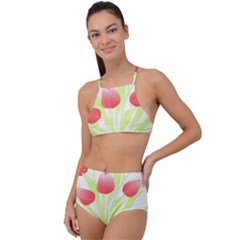 Flowers Lover T- Shirtflowers T- Shirt (7) High Waist Tankini Set by maxcute