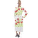 Flowers Lover T- Shirtflowers T- Shirt (7) Velvet Maxi Wrap Dress View2