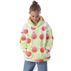 Flowers Lover T- Shirtflowers T- Shirt (7) Kids  Oversized Hoodie by maxcute